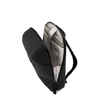 Pinqponq Kontor Backpack Solid Black binnenkant