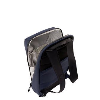 Pinqponq Kontor Backpack Solid Navy binnenkant