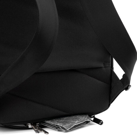 Pinqponq Kontor Backpack Solid Black details