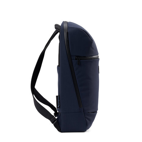 Pinqponq Kontor Backpack Solid Navy zijkant